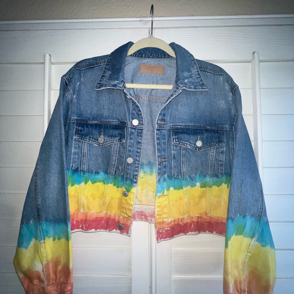 Blank NYC Blow The Bag Multicolor Denim Jacket
